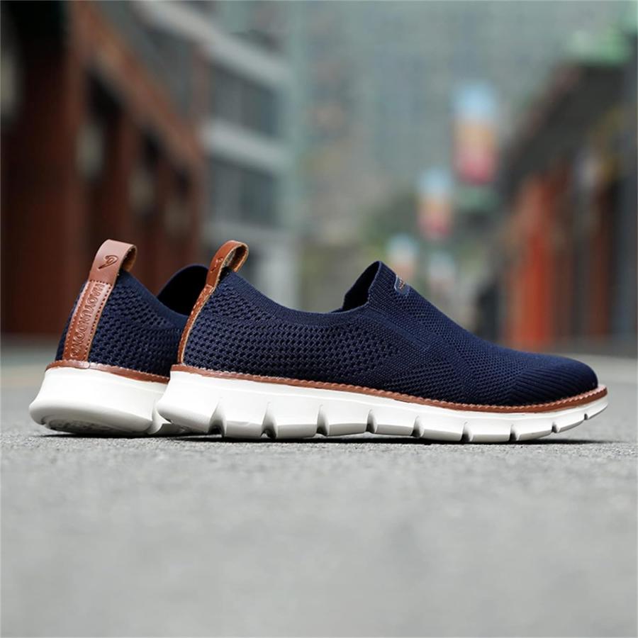 【並行輸入品】Men's Casual Sneakers Dress Shoes - Comfort Dress Sneakers Mesh Knitの画像