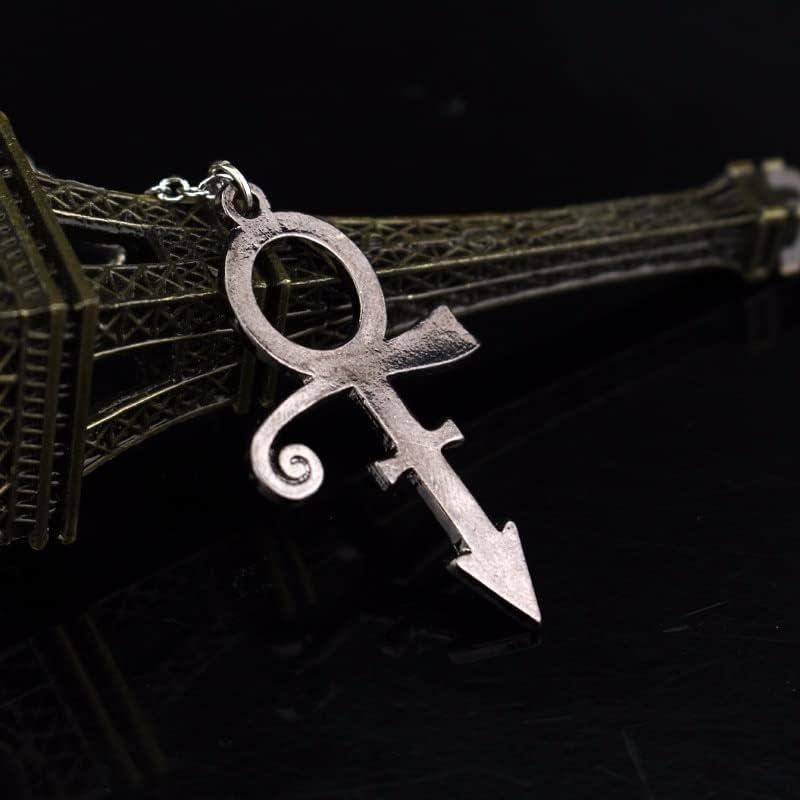 【並行輸入品】Prince Symbol Necklace 4 Color Stainless Steel Pendant Choker Minima