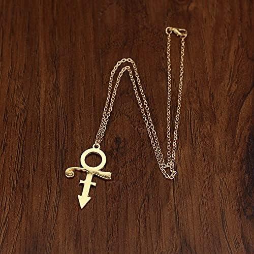 【並行輸入品】Prince Symbol Necklace 4 Color Stainless Steel Pendant Choker Minima