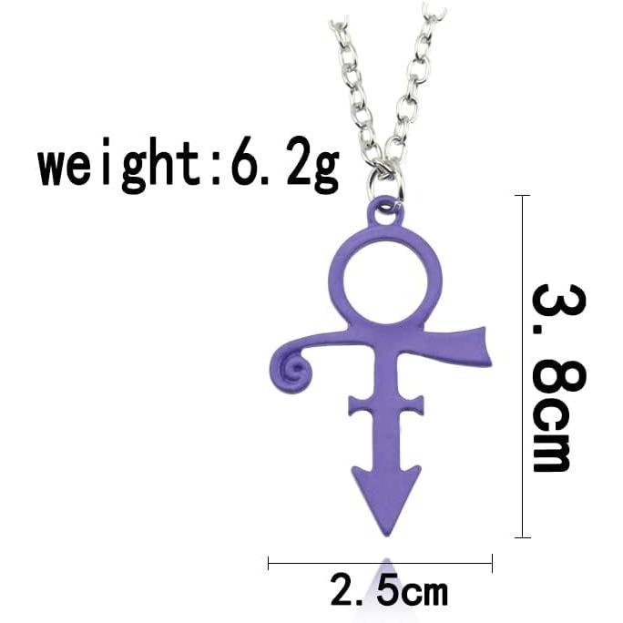 【並行輸入品】Prince Symbol Necklace 4 Color Stainless Steel Pendant Choker Minima