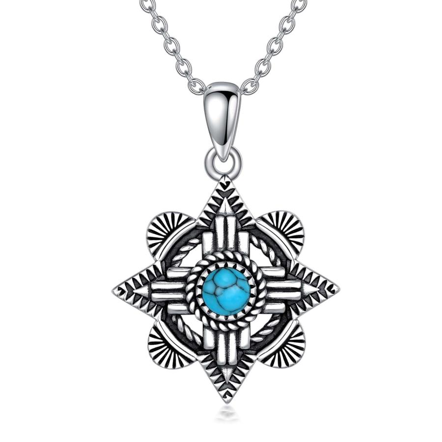 並行輸入品】PELOVNY ジア 太陽 シンボル ネックレス S925