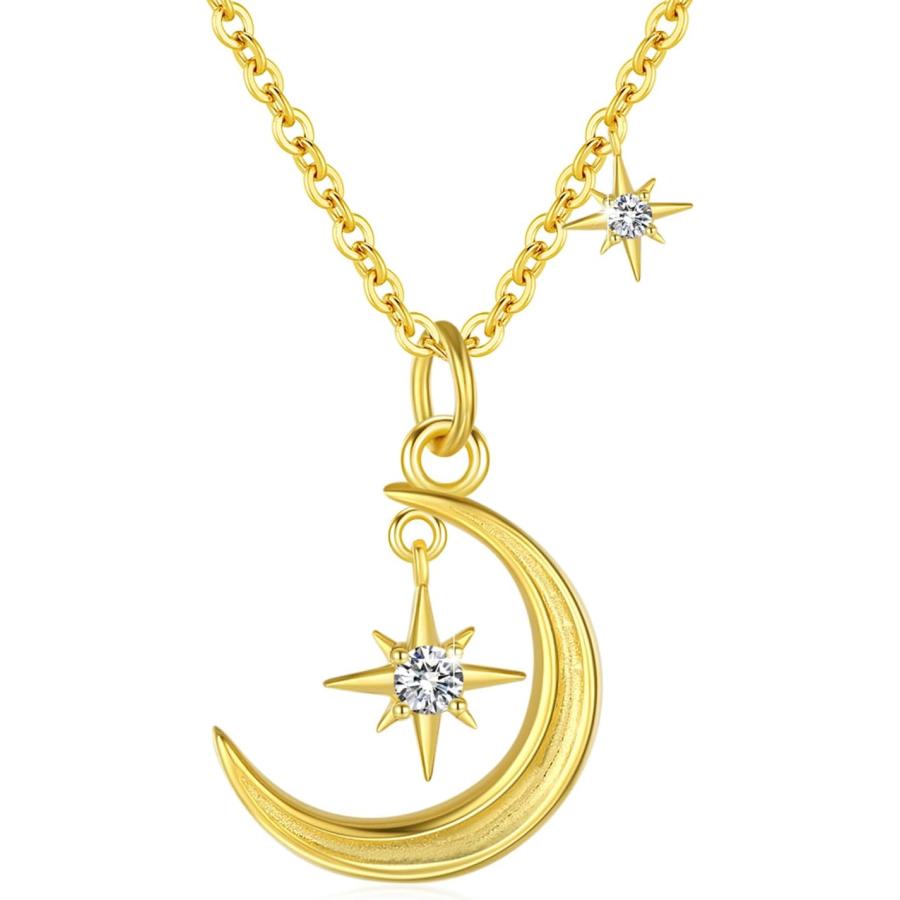 月と星 ネックレス 月と星のネックレス(436)ネックレス/ペンダント ネックレス