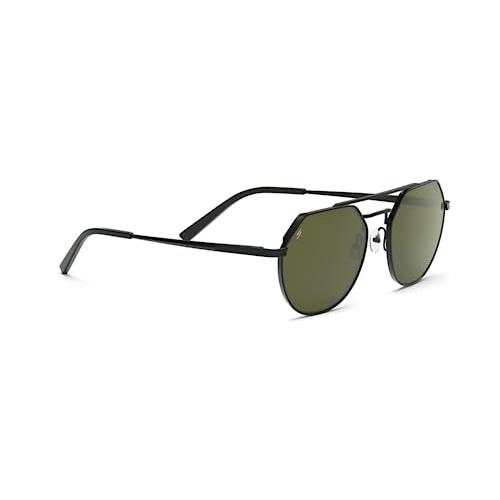 【並行輸入品】Serengeti Shelby SS533002 54MM Matte Black/Saturn 555nm Round Suの画像