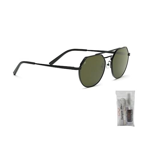 【並行輸入品】Serengeti Shelby SS533002 54MM Matte Black/Saturn 555nm Round Suの画像