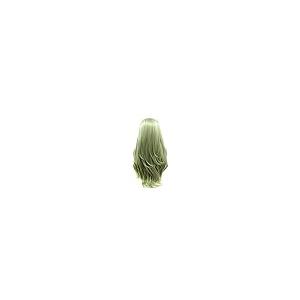 CAKERS Wig Women Green Wig Long Straight Hair Wig Synthetic Heat 並行輸入品｜bestshop-d｜09