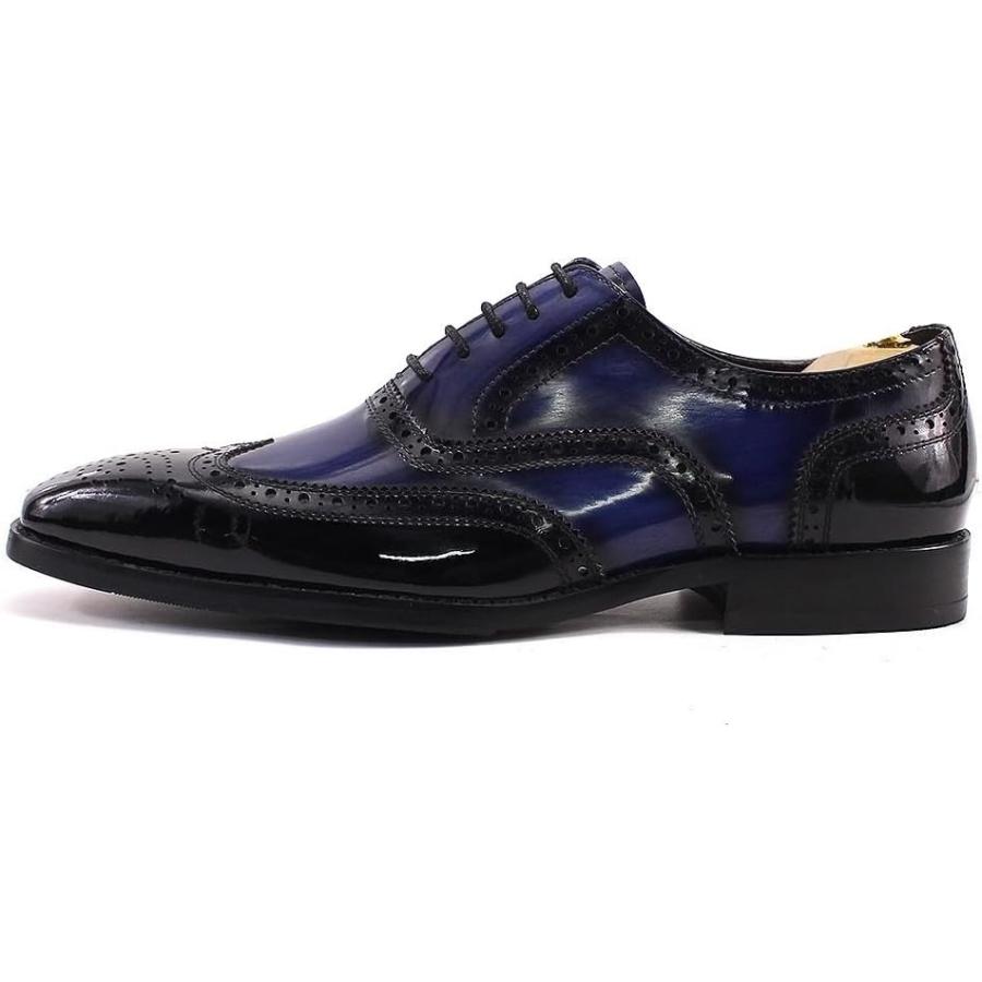 【並行輸入品】Rui Landed Formal Loafer Shoes for Men Square Toe Lace Up Hand-Paintの画像