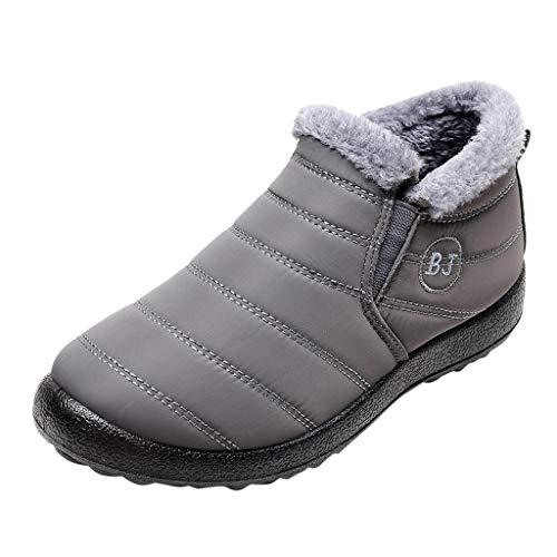 【並行輸入品】Hatop Boot Boots Solid Keep Boots Snow Color Warm Winter Ankle Fの画像