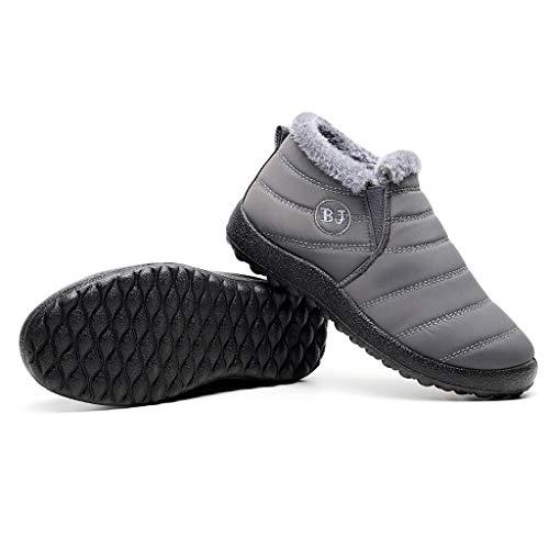 【並行輸入品】Hatop Boot Boots Solid Keep Boots Snow Color Warm Winter Ankle Fの画像