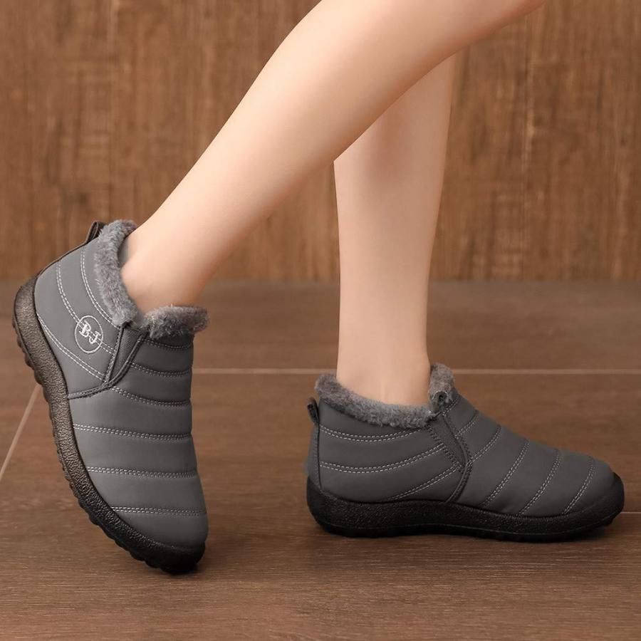 【並行輸入品】Hatop Boot Boots Solid Keep Boots Snow Color Warm Winter Ankle Fの画像