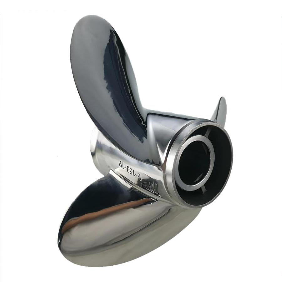 【並行輸入品】Xspeed Stainless Steel Upgrade 4 Blades Outboard Propeller with_3