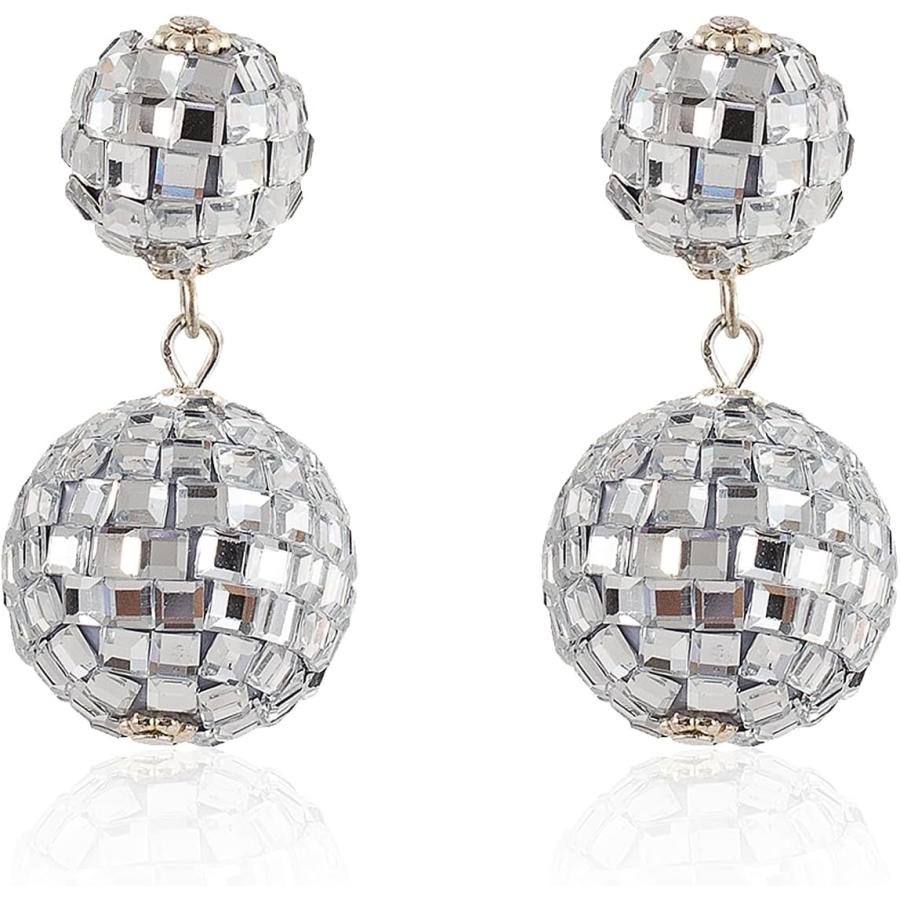 並行輸入品】ディスコボールイヤリング レディース キラキラディスコ