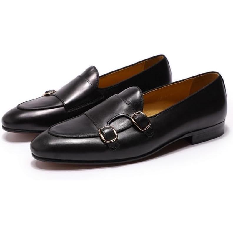 【並行輸入品】Rui Landed Men Formal Dress Shoes Pointed Toe Hand-Painted Genuine Lの画像