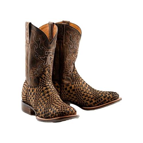 【並行輸入品】Tin Haul Western Boots Men Dream Weaver 11.5 D Tan 14 020 0077 0の画像