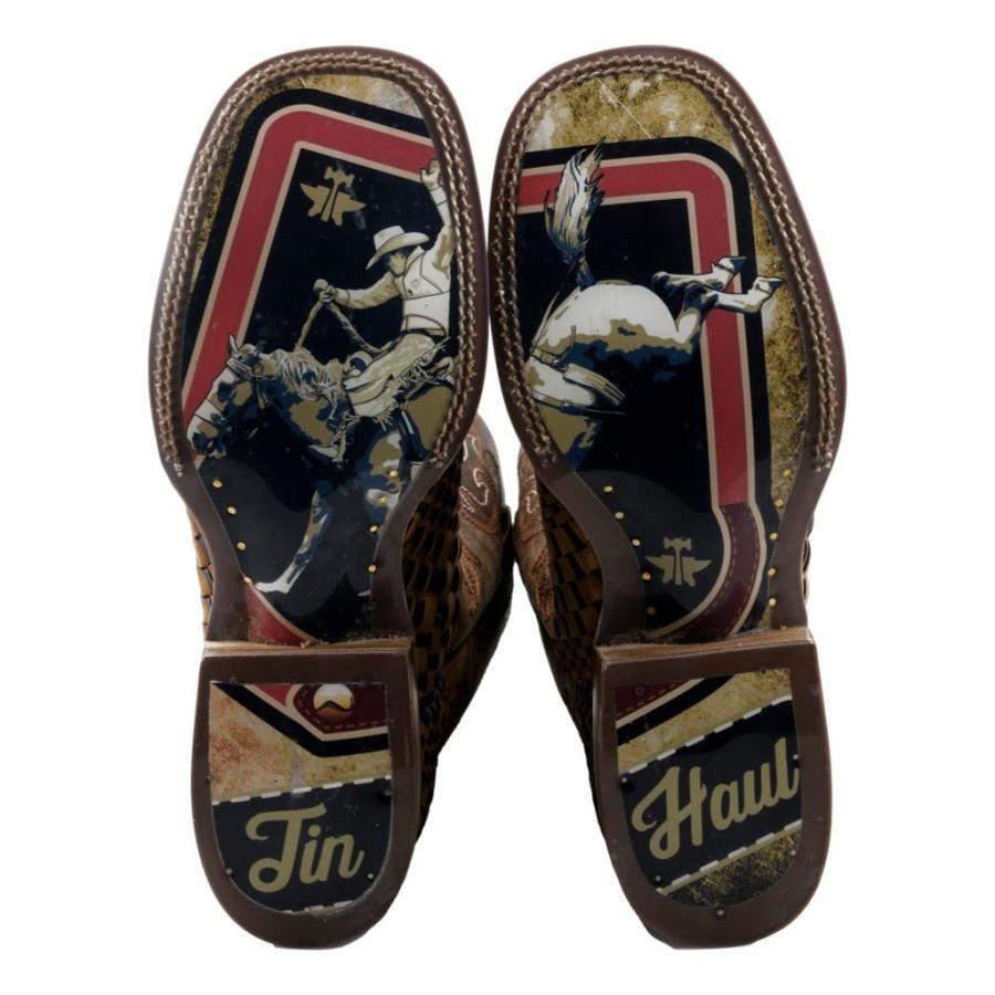 【並行輸入品】Tin Haul Western Boots Men Dream Weaver 11.5 D Tan 14 020 0077 0の画像