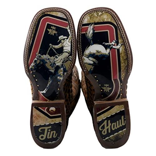 【並行輸入品】Tin Haul Western Boots Men Dream Weaver 11.5 D Tan 14 020 0077 0の画像