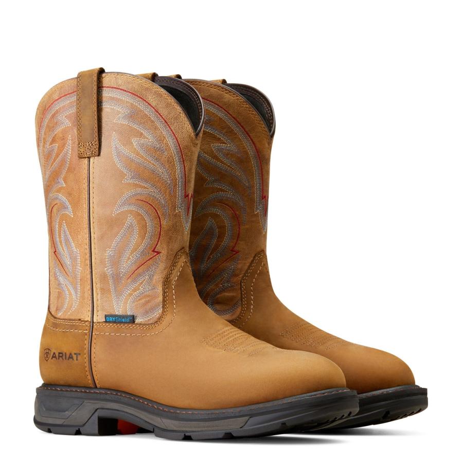【並行輸入品】ARIAT Men's Workhog XT Waterproof Work Boot Industrial, Distressの画像