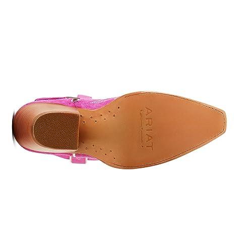 【並行輸入品】ARIAT Women's Casanova Western Boot, Haute Pink Suede, 11の画像