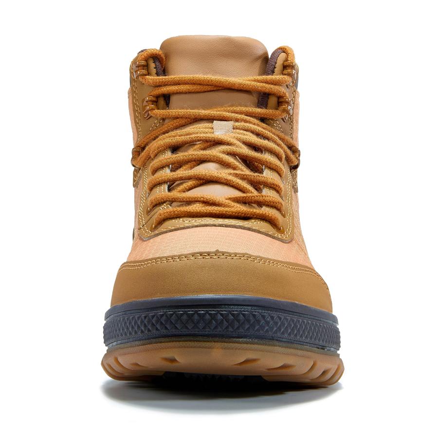 Wondamo Men’s Snow Boots Size 8 Waterproof Fur Lined Winter Brown Amazon.com | Wondamo Men main image 2