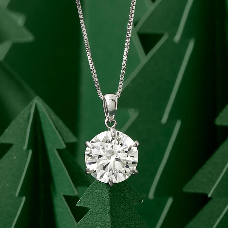 【並行輸入品】Ross-Simons 3.00 Carat Moissanite Solitaire Necklace in Sterling Sil_3