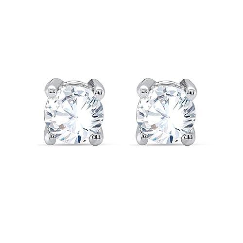 【並行輸入品】Poshadime Diamond Stud Earring | 1 Carat Certified Lab Grown Diaの画像
