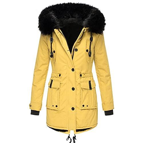 並行輸入品】Winter Coats for Women Warm Hooded Parkas Jacket 