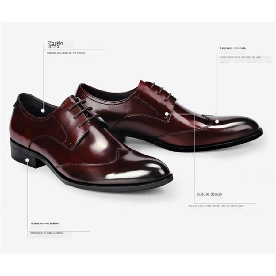 【並行輸入品】Formal Shoes for Men  Mens Oxford Shoes  Men's Plus Size Business Foの画像