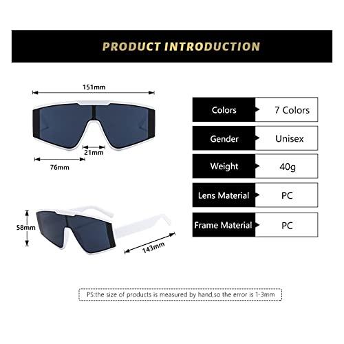 【並行輸入品】XLUMIO Oversized Sunglasses Women Men Sun Glasses Square Shadesの画像