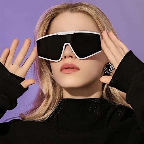 【並行輸入品】XLUMIO Oversized Sunglasses Women Men Sun Glasses Square Shadesの画像