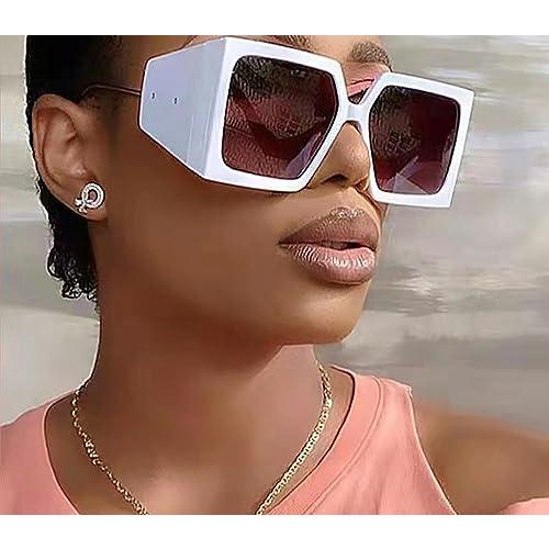 【並行輸入品】RUBA Vintage Metal Steampunk Sunglasses Men Women Square Shieldの画像