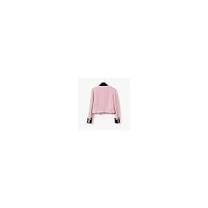 【並行輸入品】JYHBHMZG Pink Plaid Tweed Jacket   Sequin Fabric Spring/Autumn/Wの画像