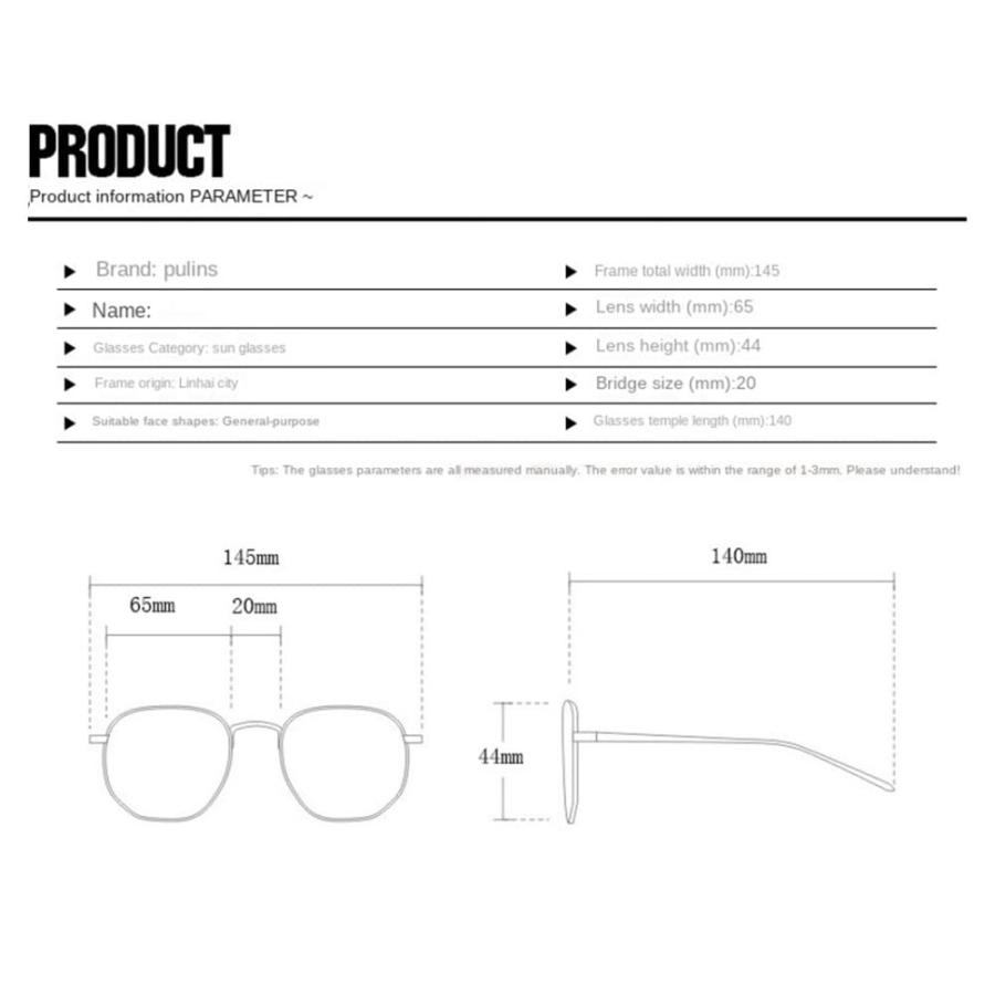 【並行輸入品】XLUMIO Women Metal Sunglasses Vintage Ladies Irregular Square Suの画像