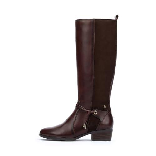 【並行輸入品】PIKOLINOS leather Knee High Boots DAROCA W1U   size 7.5 8の画像