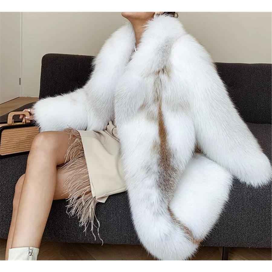 SULBUS FURINFASHION GR 222 Winter?Warm?Luxury?Real?Fox?Fur?Coat? 並行輸入品｜bestshop-d｜04