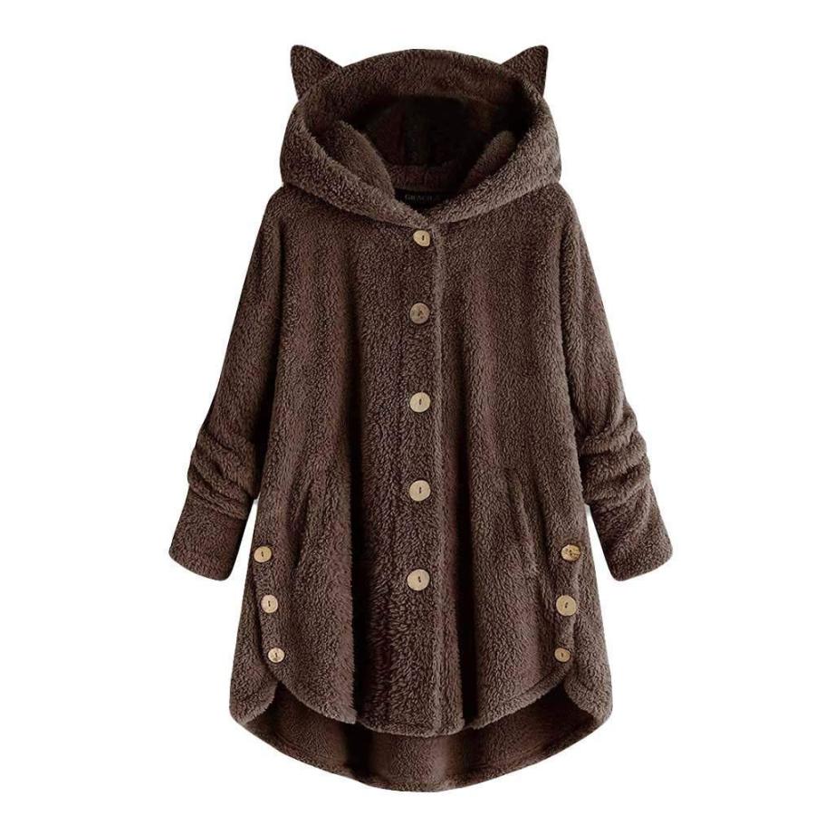 【並行輸入品】LEHOZIHEQ Winter Coat for Women Womens Winter Warm Sherpa Lined