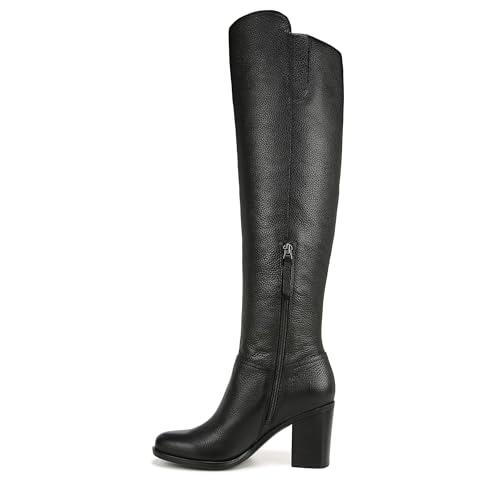 【並行輸入品】Naturalizer Kyrie Wide Calf Water Repellent Black Leather 8 M (Bの画像