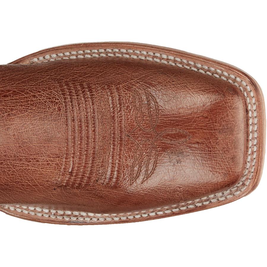【並行輸入品】Justin Boots Mens Breck Smooth Ostrich Square Toe Casual Boots Kの画像