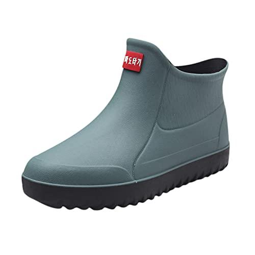 【並行輸入品】AMDBEL Ankle Rain Boots for Women Waterproof Wide Width, Short Rの画像