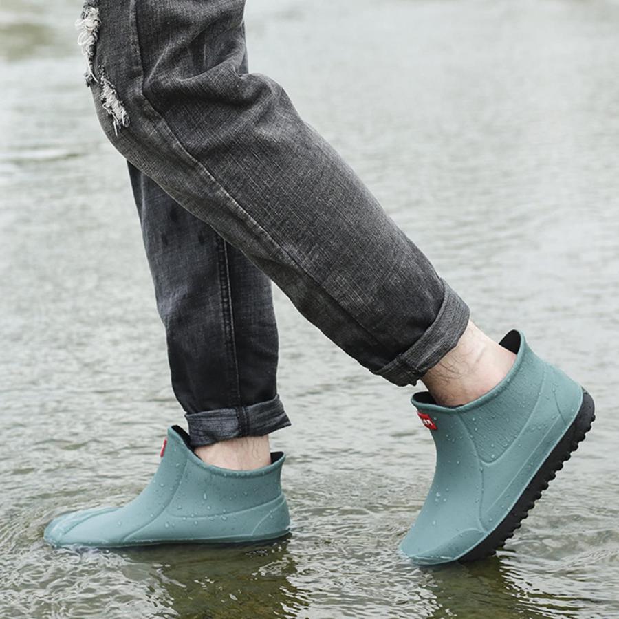 【並行輸入品】AMDBEL Ankle Rain Boots for Women Waterproof Wide Width, Short Rの画像