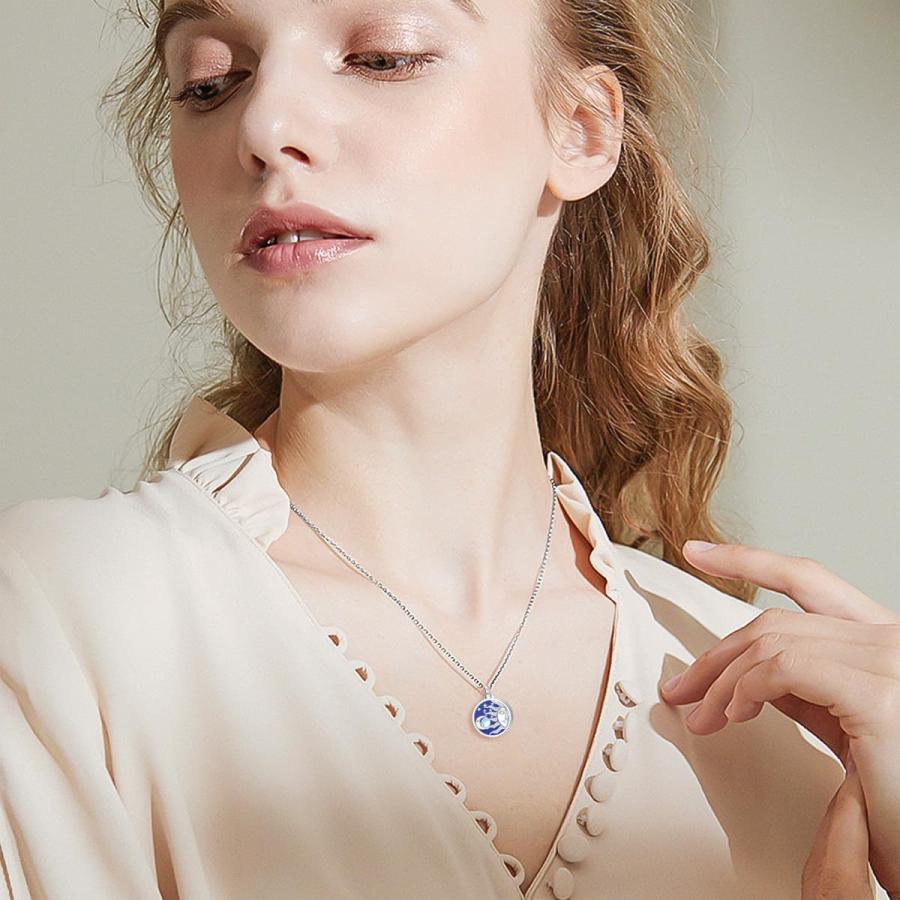 【並行輸入品】YOSOPRETTY 骨壺ネックレス 遺灰用 スターリングシルバー 火葬ジュエリー 遺灰用 記念品ジュエリー レディース メンズ_3