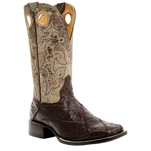 【並行輸入品】Cody James Men's Exotic Full Quill Ostrich Western Boot Broad Sqの画像