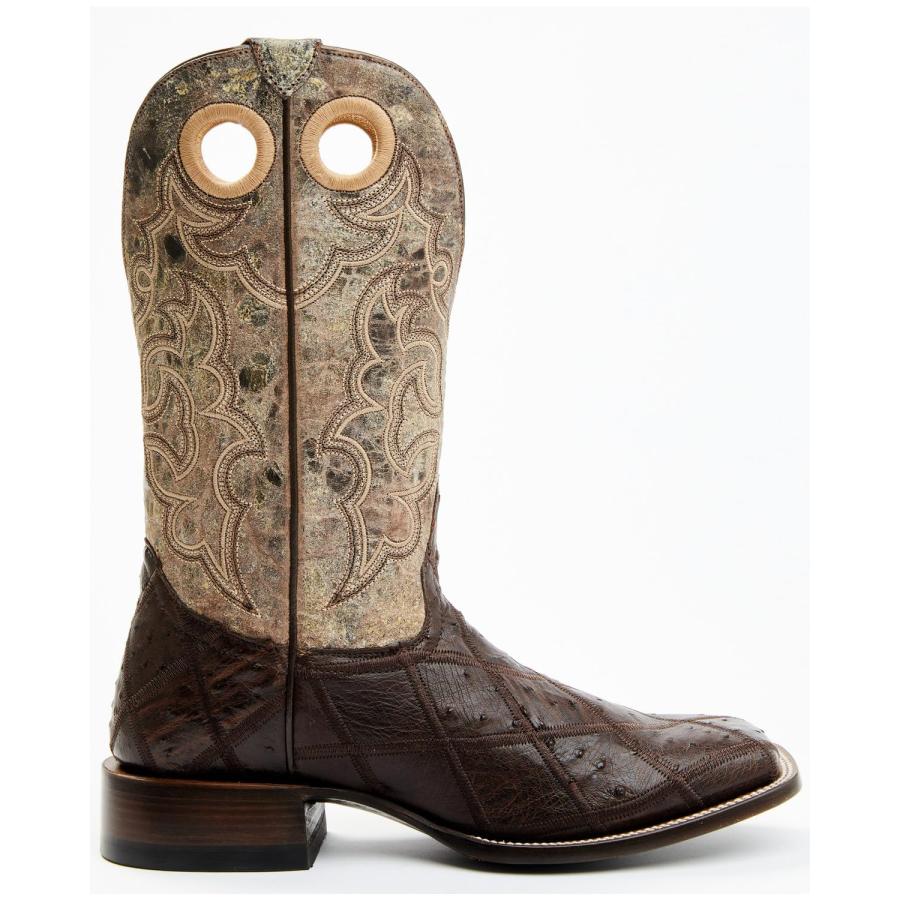 【並行輸入品】Cody James Men's Exotic Full Quill Ostrich Western Boot Broad Sqの画像