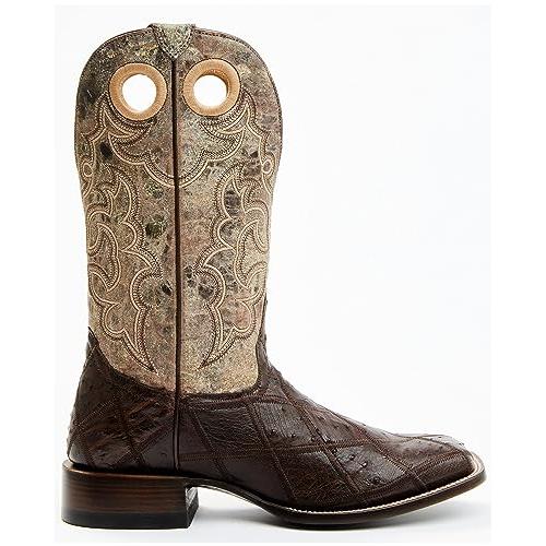 【並行輸入品】Cody James Men's Exotic Full Quill Ostrich Western Boot Broad Sqの画像