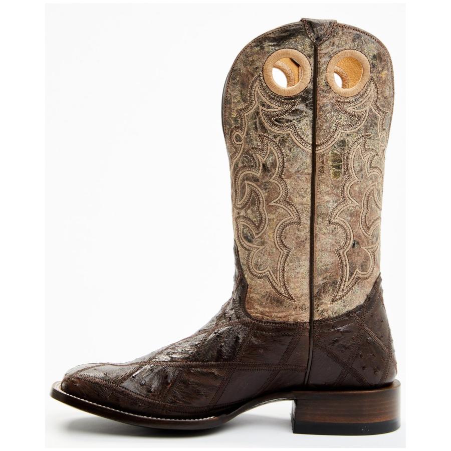 【並行輸入品】Cody James Men's Exotic Full Quill Ostrich Western Boot Broad Sqの画像