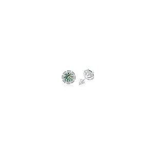【並行輸入品】2cttw Moissanite Stud Earrings D Color VVS1 clarity Sterling Silの画像