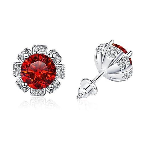 【並行輸入品】2cttw Moissanite Stud Earrings D Color VVS1 clarity Sterling Silの画像