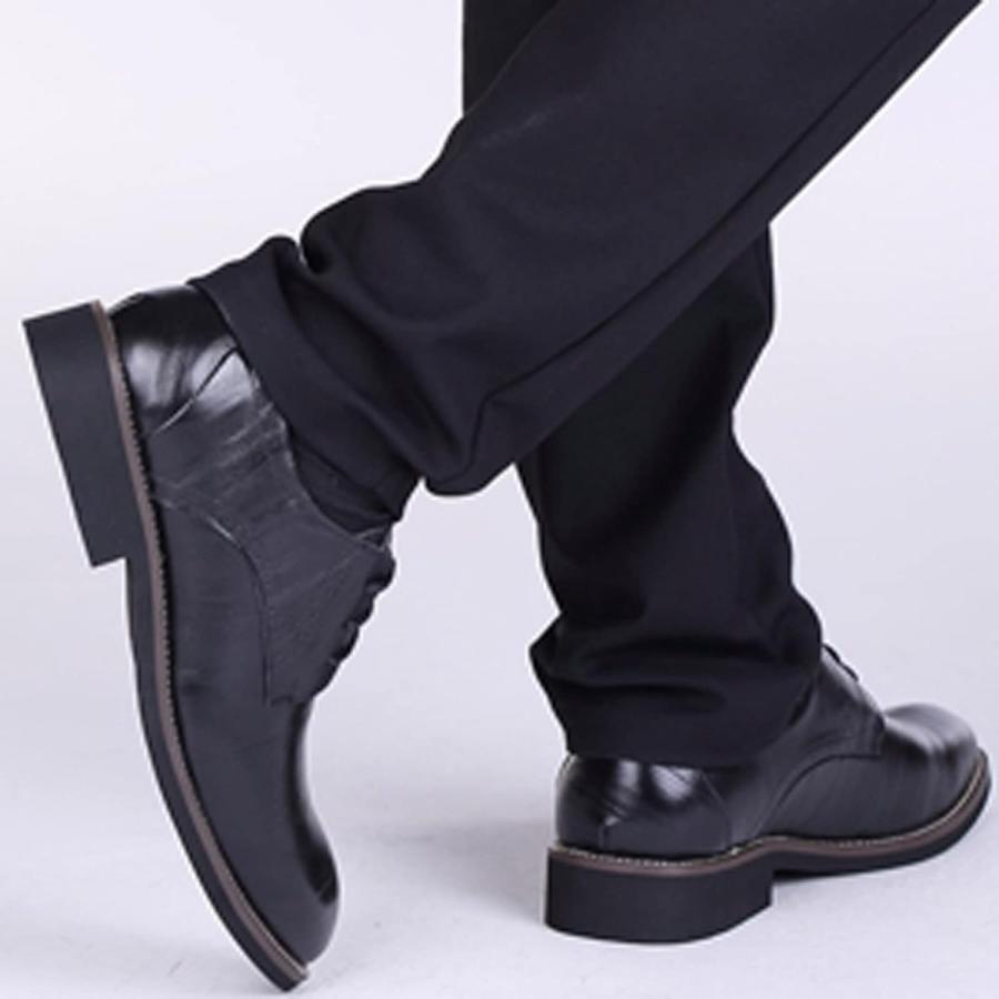 【並行輸入品】Black Formal Shoes for Men Loafers Classical Style Shoes for Men Sliの画像
