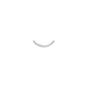 【並行輸入品】Semi Polished 14k White Gold Channel Set Necklace Center Jewelryの画像