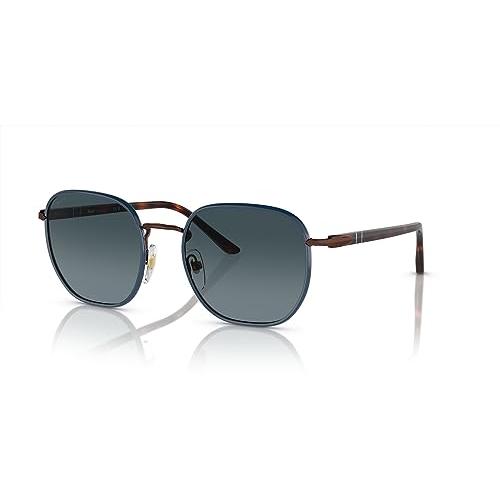 Persol Men's PO115SJ Polarized Square Sunglasses, Brown/Blue, 54 並行輸入品｜bestshop-d｜05