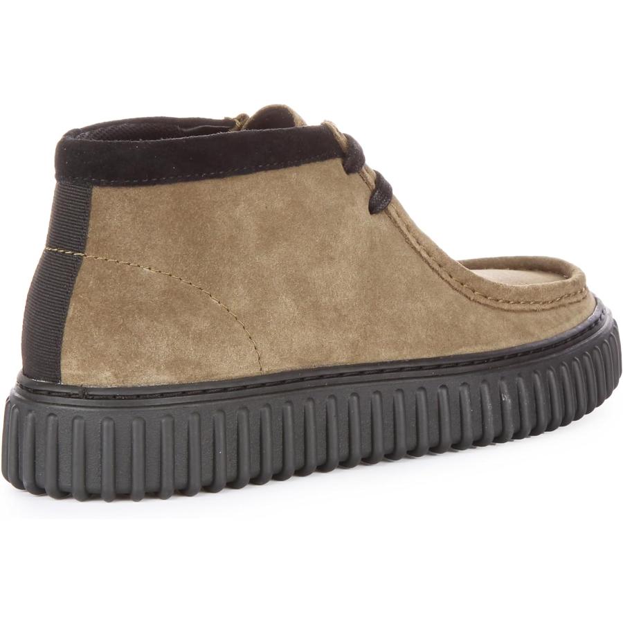 【並行輸入品】Clarks Torhill Hi Suede Boots In  Olive  11.5の画像