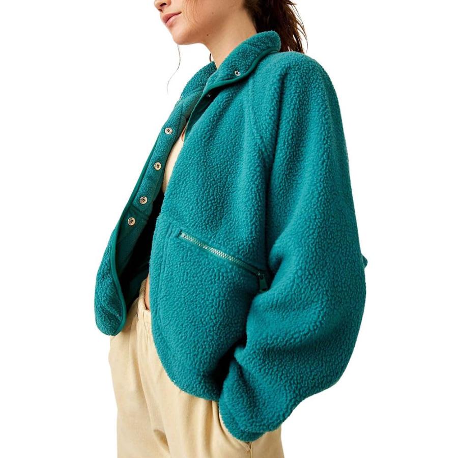 【並行輸入品】Free People Hit The Slopes Jacket Bright Forest XS (Women's 0 2)の画像
